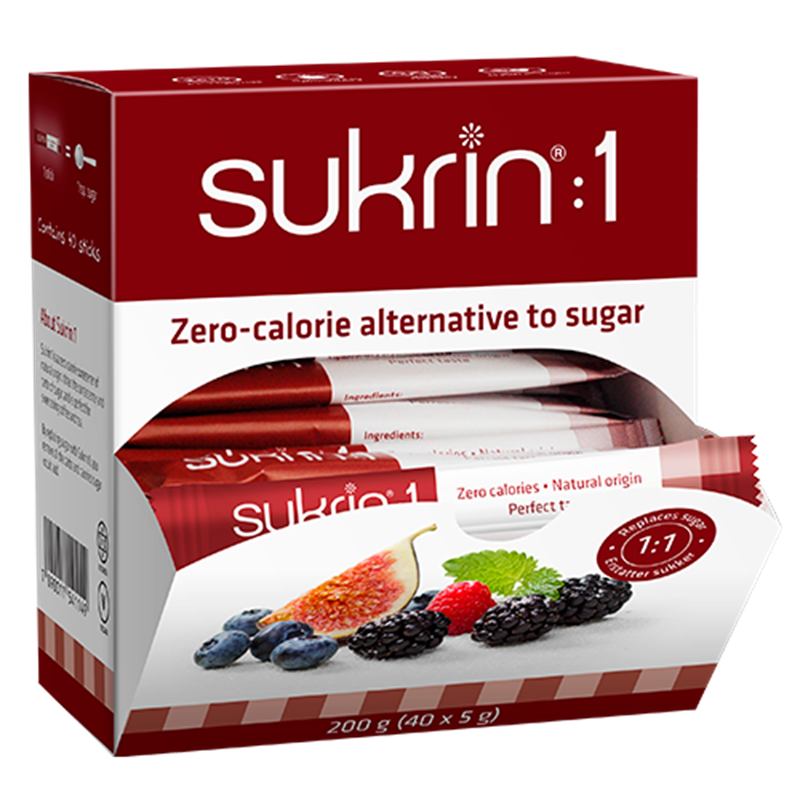Sukrin:1 sticks - 40 x 5 gr.