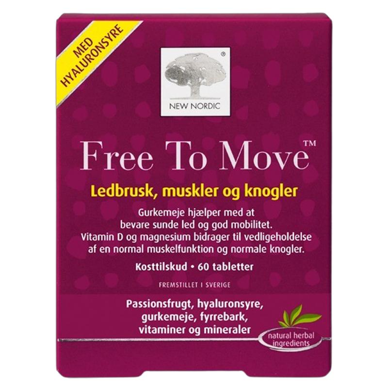 New Nordic Free To Move - 60 tabs.
