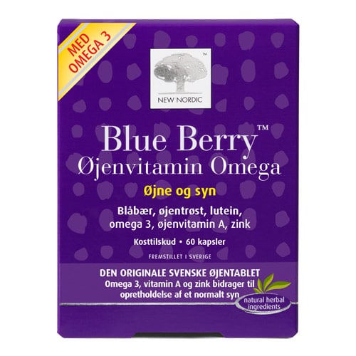 New Nordic Blue Berry Omega 3 - 60 kaps.