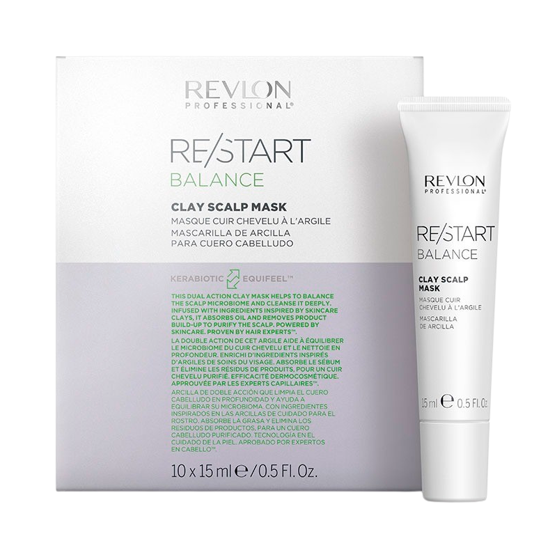 Revlon Restart Balance Clay Scalp Mask (10x15 ml)