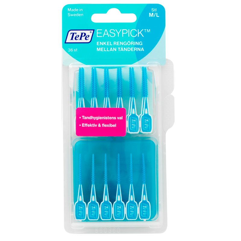 TePe EasyPick Turkis M/L - 36 stk