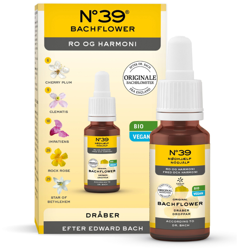 BACHFLOWER No. 39® NØDHJÆLP Dråber  Ø