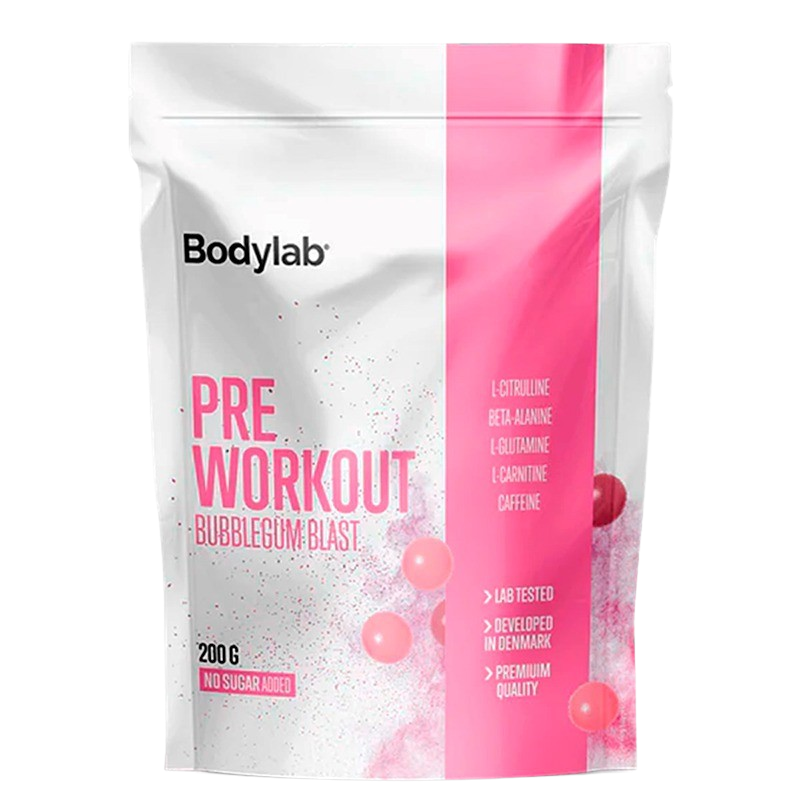 Bodylab Preworkout Bubblegum Blast - 200 g