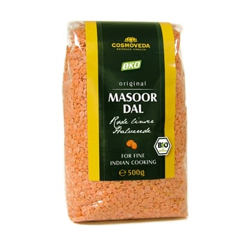 Cosmoveda Røde Linser Masoor Dal Ø - 500 g.