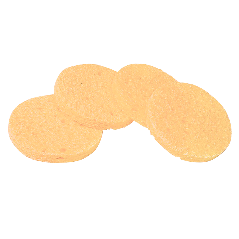 Kosmetiksvampe Viskose 4 Stk Ø 8 Cm (1 stk)