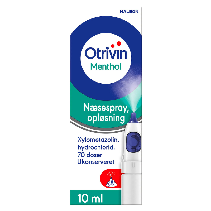Otrivin Menthol Ukonserveret Næsespray 1 mg/ml (10 ml)