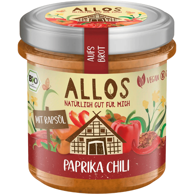 Allos Smørepålæg Auf´s Brot Peberfrugt-Chili Ø (140 g)