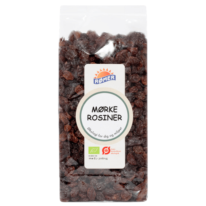 Rosiner mørke Ø - 500 g.