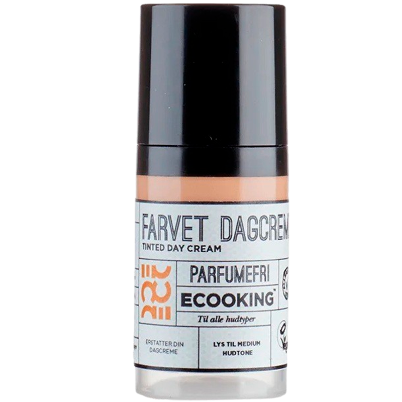 Ecooking Farvet Dagcreme Parfumefri (30 ml)