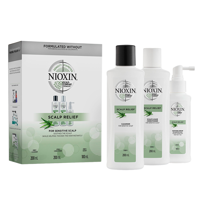 Nioxin Scalp Relief Kit Sensitive Dry & Itchy Scalp (1 sæt)