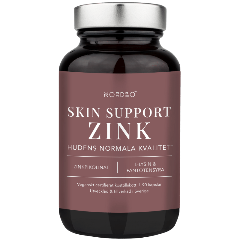 Nordbo Skin Support Zink (90 kaps)