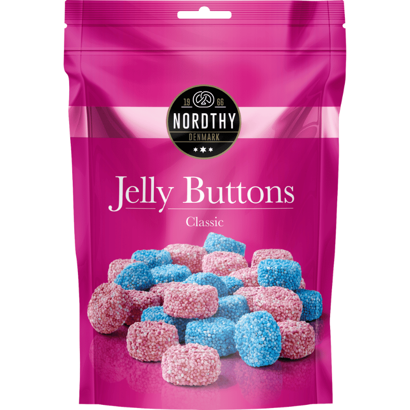 Nordthy Jelly Buttons Vingummi (125 g)
