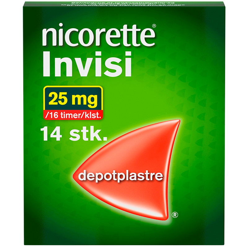 Nicorette Invisi Nikotinplaster 25 mg - 14 stk.