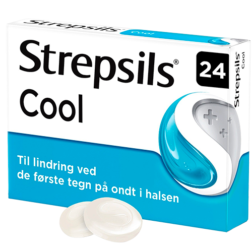 Strepsils Cool Sugetabletter (24 stk)