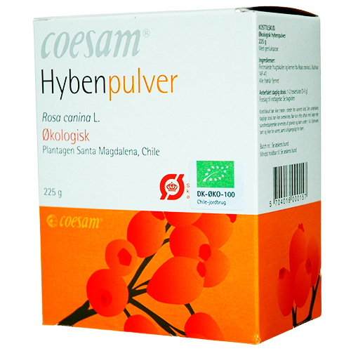 Coesam Hybenpulver Øko. - 225 gr.