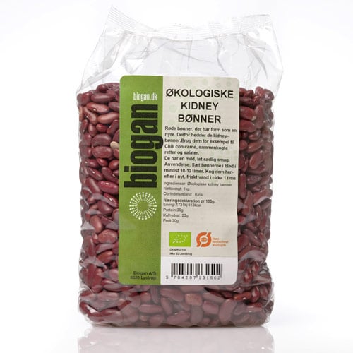 Biogan Kidney Bønner Ø - 1 kg.