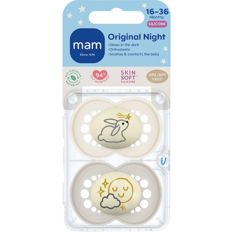 MAM Orig Night 16-36M Silk Neutral (2 stk)