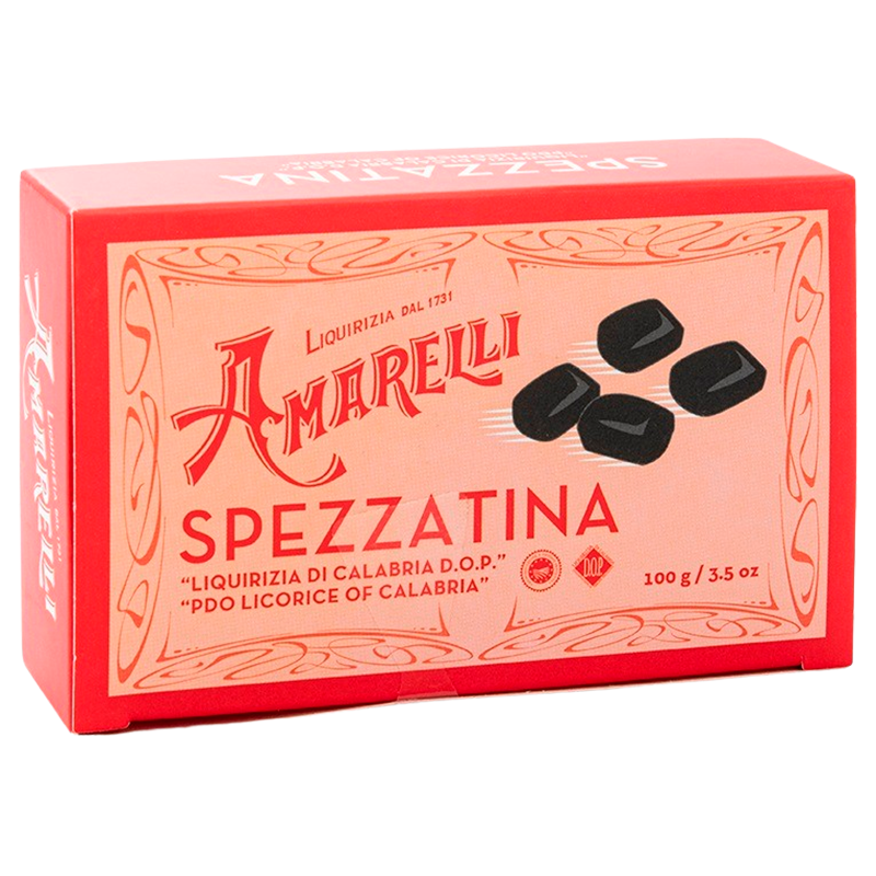 Amarelli Engelsk Ren Lakrids - 100 g.
