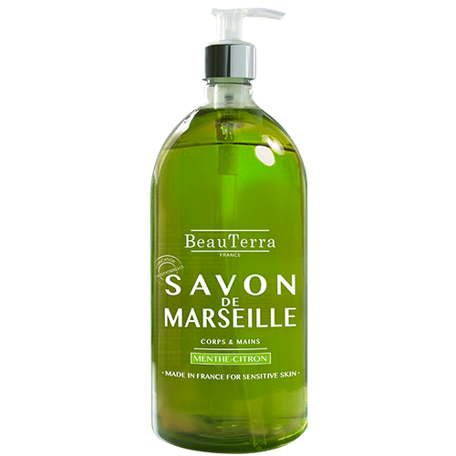 Beau Terra Marseille Liquid Soap
Menthe Citron (1000 ml)