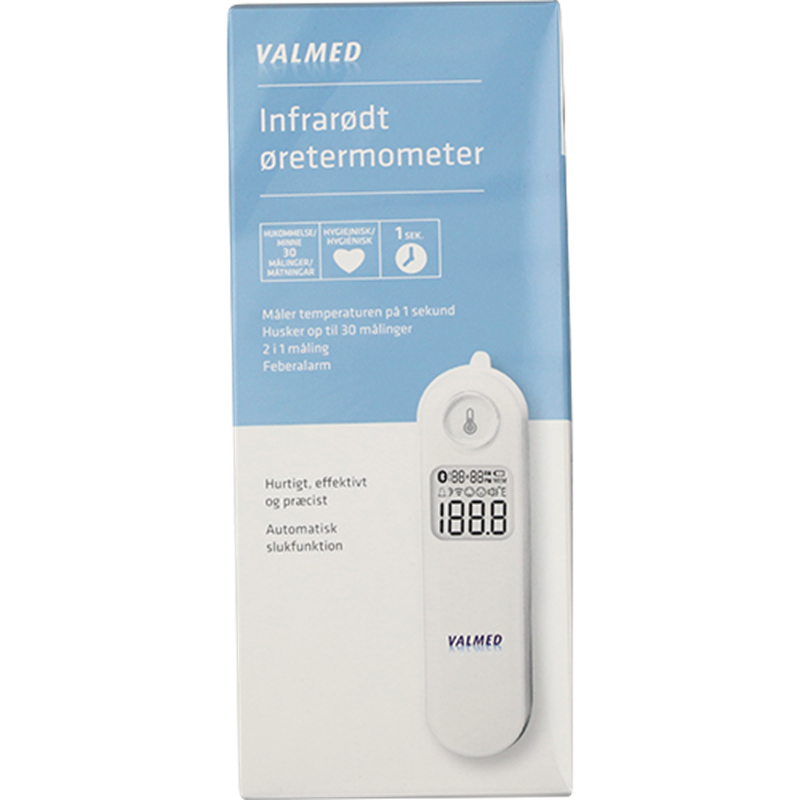 ValMed Infrarødt Øretermometer - 1 stk