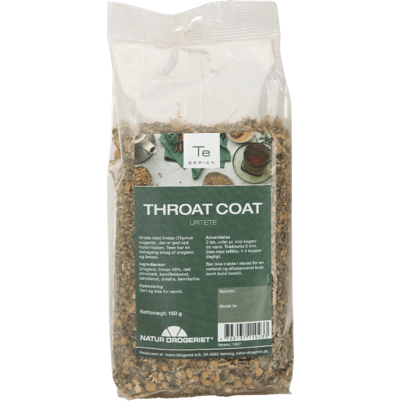 Natur Drogeriet Throat Coat Urtete  (150 g)