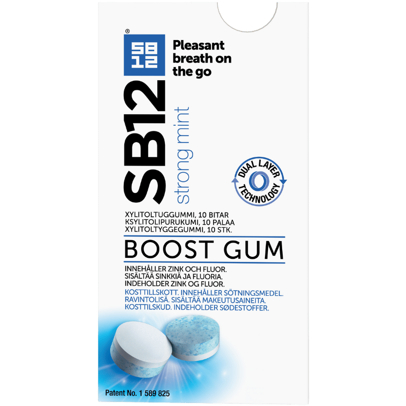 SB12 Boost Tyggegummi Mint (10 stk)