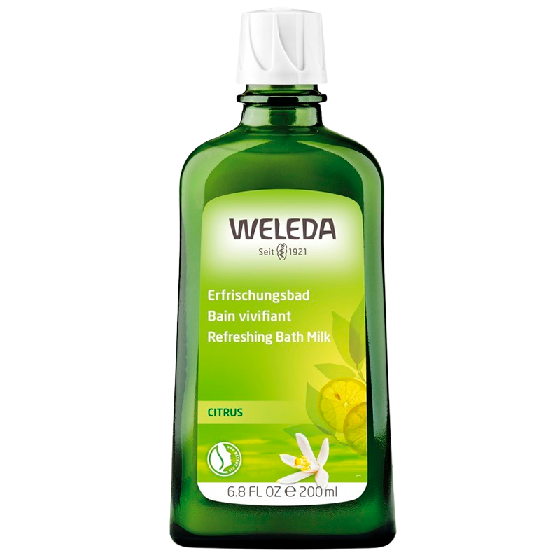 Weleda Citrus Refreshing Bath Milk - 200 ml.