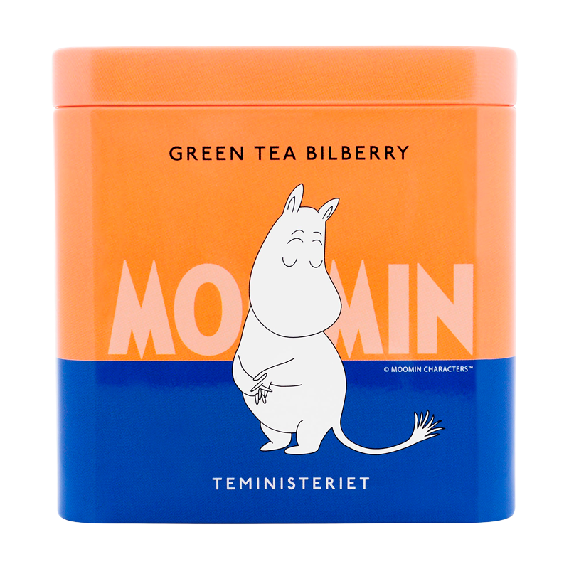 Teministeriet Moomin Green Tea Bilberry Tin - 100 g