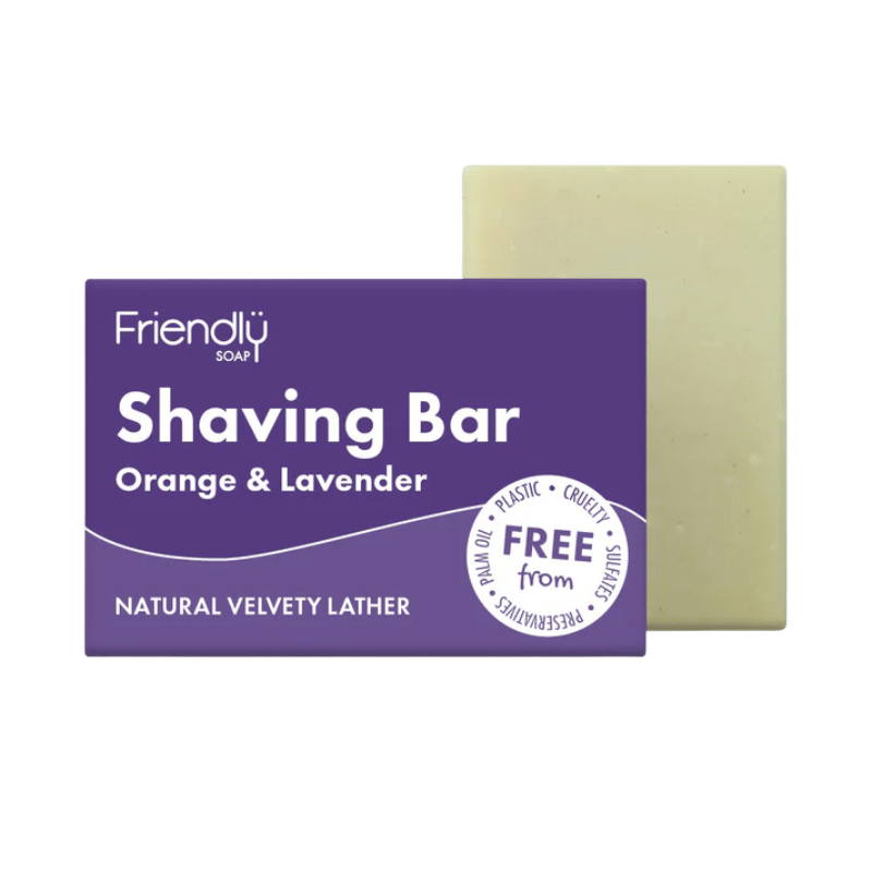 Friendly Shaving Bar Orange & Lavender (95 g)