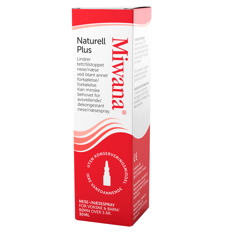 Miwana Næsespray Naturell Plus (30 ml)