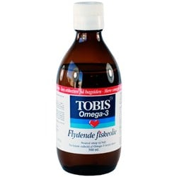 Tobis fiskeolie omega 3 - 300 ml.