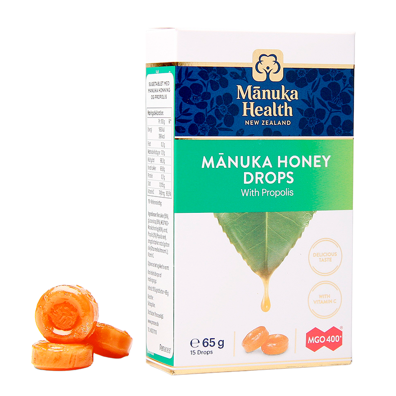 Manuka Health MGO 400+ Manuka Honey Drops Propolis (15 stk)