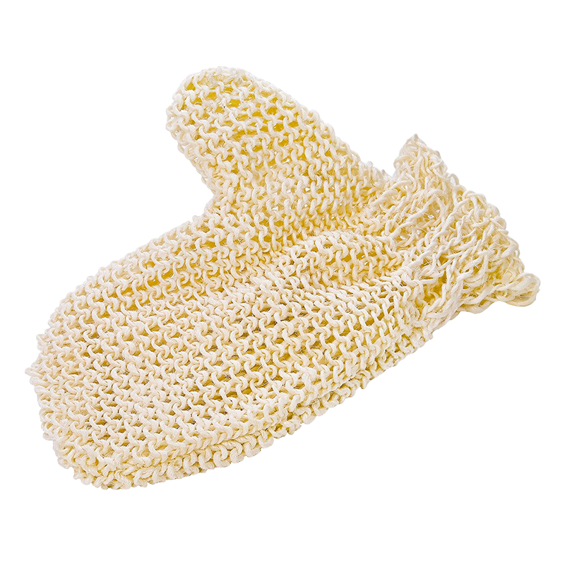 Croll & Denecke Sisal-Massagehandske, Finstrikket - 1 stk.