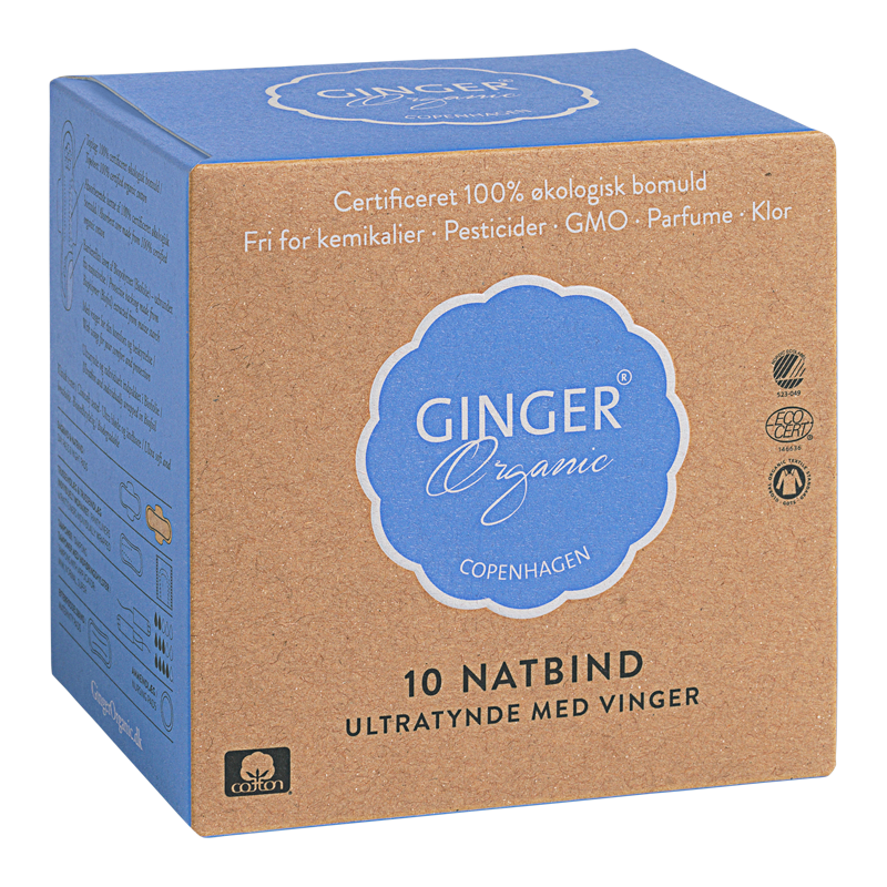 Ginger Organic Bind Nat (10 stk)