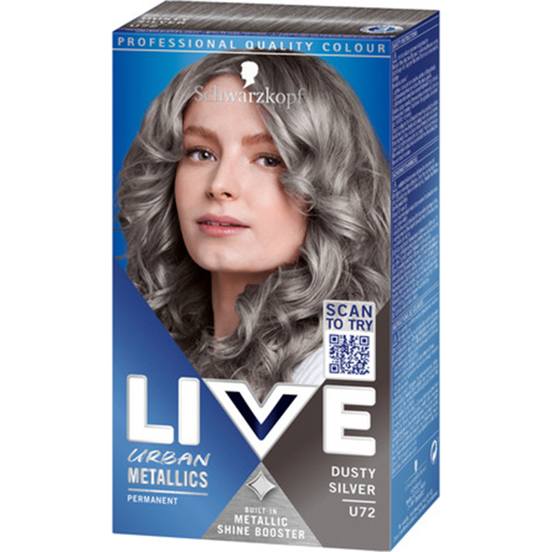 Schwarzkopf Live Color U72 Dustry Silver