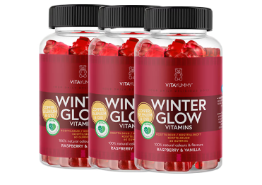 3 x VitaYummy Winter Glow Raspberry Vanilla (60 stk)