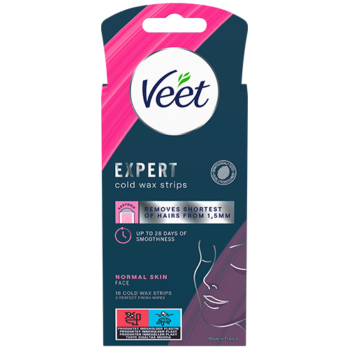 Veet Wax Strips Face Normal Skin (16 stk)