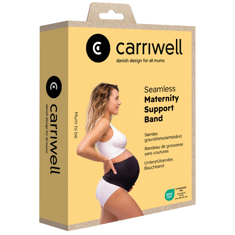 Carriwell Seamless Graviditetsstøttebånd Sort - Small - 1 stk