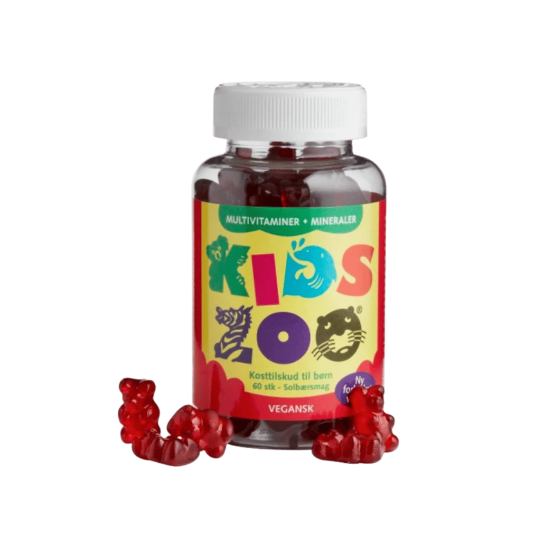 Kids Zoo Vegansk multivitamin + mineral - 60 stk.
