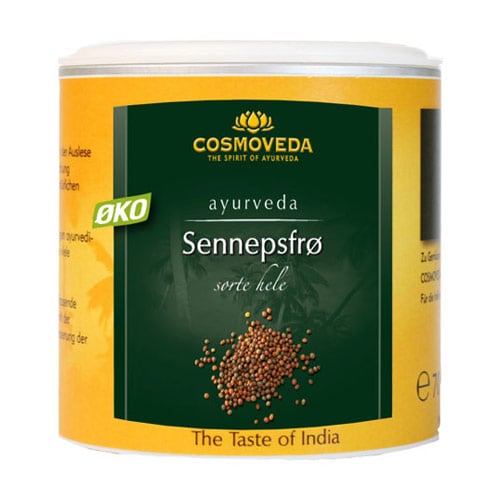 Cosmoveda Sorte Sennepsfrø Hele Ø (130 g)