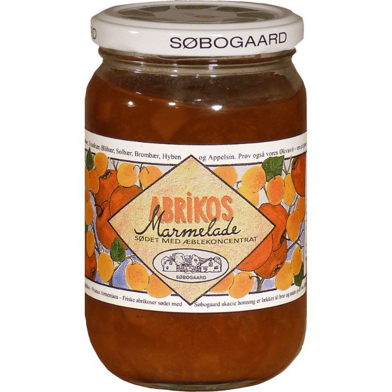 Søbogaard Abrikos Marmelade Æblesødet Ø (390 g)