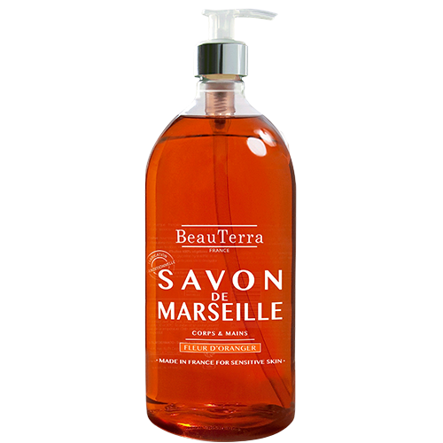 Beau Terra Marseille Liquid Soap
Fleur D'Oranger (1000 ml)