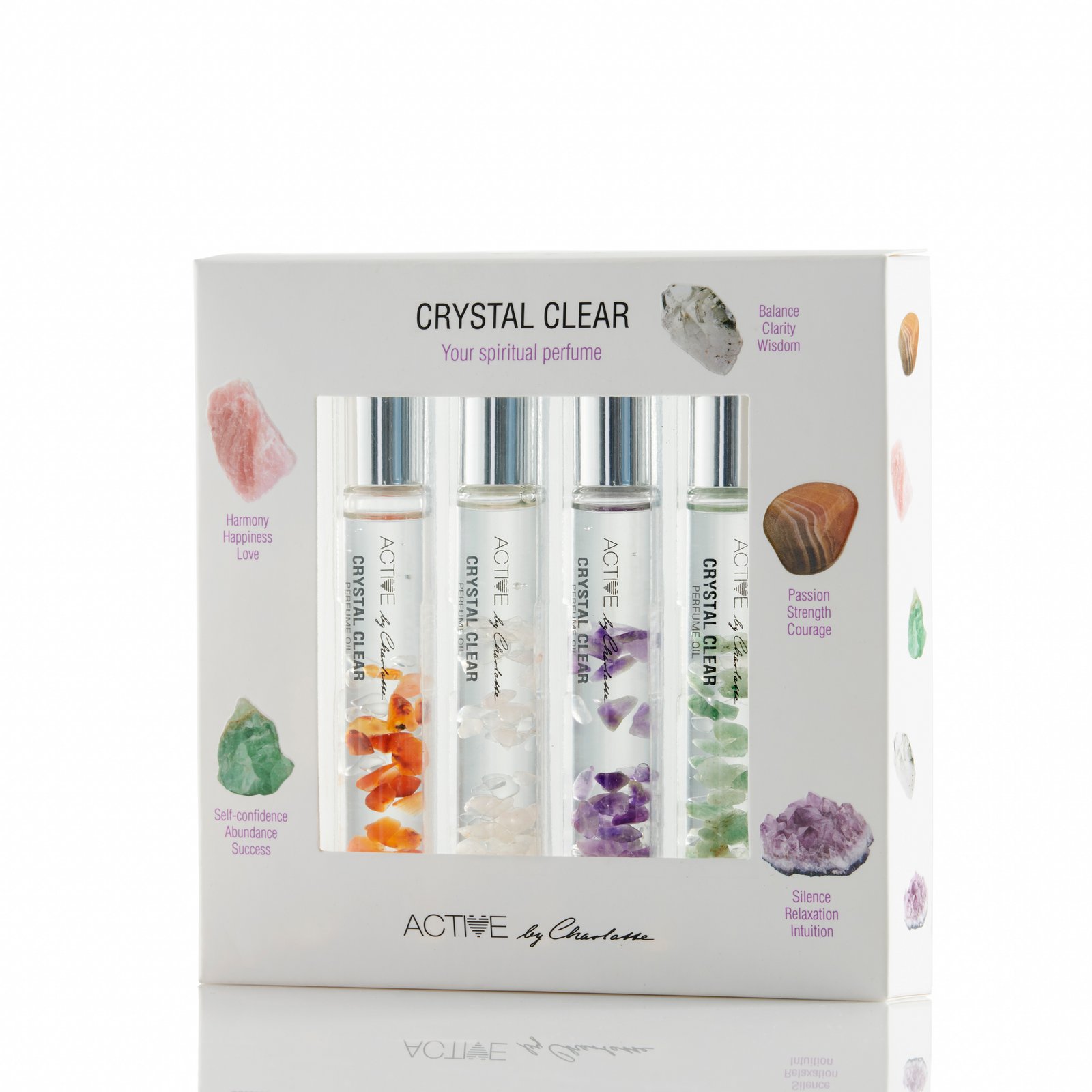 Active by Charlotte Crystal Clear Perfume Oil Set - 4x10 ml
