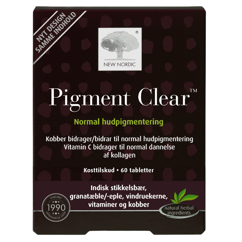 New Nordic Skin Care Pigment Clear - 60 tabs.