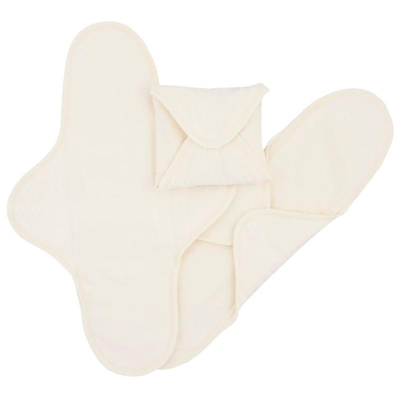 ImseVimse Sanitary Pads Classic - Night, Natural (3 pak)