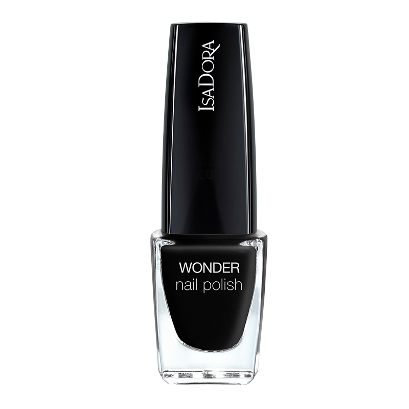 IsaDora Wonder Nail Polish 139 Black Lacquer (6 ml)