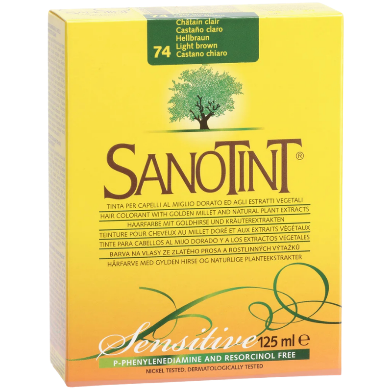 Sanotint 74 Hårfarve Sensitive Lysebrun (1 stk)