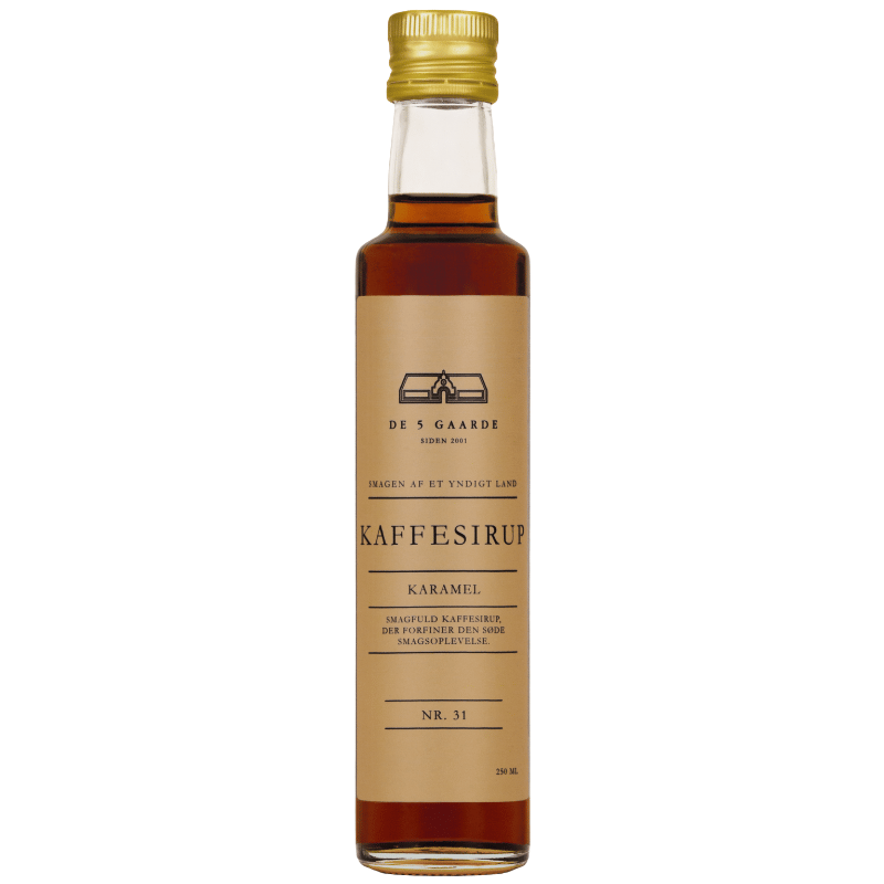 De 5 Gaarde Kaffesirup Karamel (250 ml)