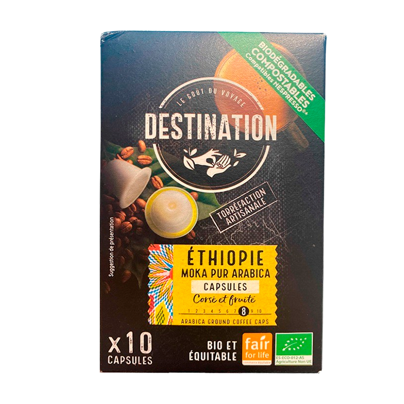 Destination Ethiopie Araabica kaffekapsler Ø (10 stk)