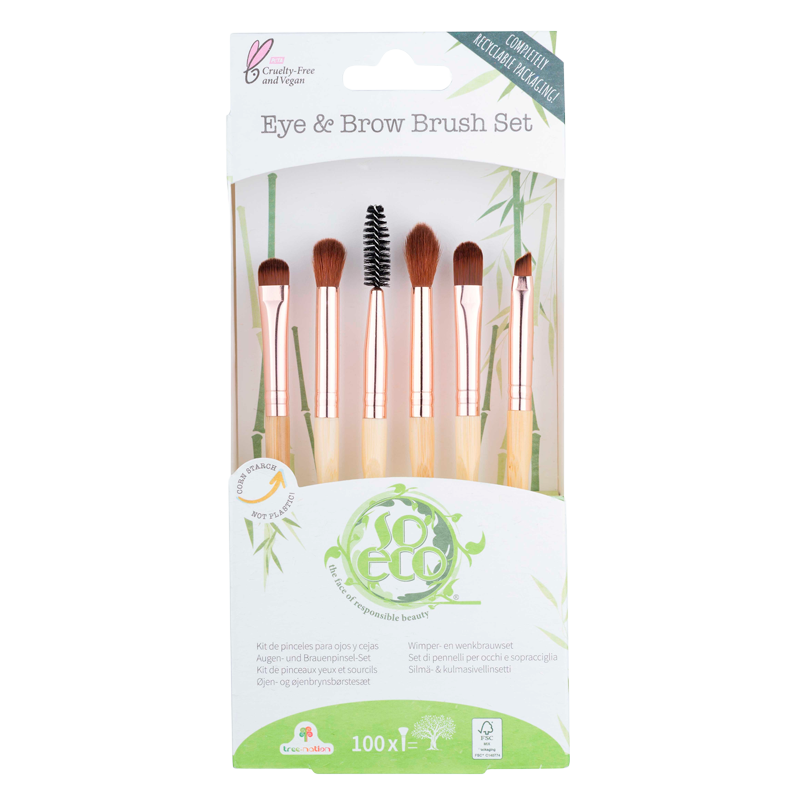 So Eco Eye Brush Kit - 6 stk